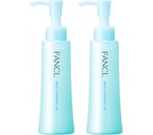FANCL Mild Cleansing Oil Set (2x120mL) - Makeup Remover & Pore Care, Safe for Eyelash Extensions, Additive-Free