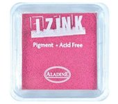 Encreur tampon Aladine pigment Izink séchage lent rose vif - Rose 3,5 x 3,5 cm