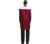 Disfraz de rey y reina de rol masculino de Navidad M-XL, disfraz de fiesta de reina de drama de cuento de hadas para Halloween XL