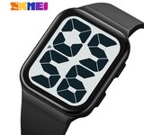 Skmei Reloj digital deportivo con fecha y luz de fondo a la moda para hombre y mujer, resistente al agua hasta 5 bares, reloj despertador con fecha, reloj para hombre