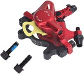 Pinza de freno de aceite para patinete eléctrico, de aleación de aluminio, de repuesto para Xiaomi M365 Pro Pro 2 rojo