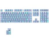 Juego de teclas 112 piezas OEM perfil ANSI ISO PBT teclas con subcama de tinte para tapas de teclado mecánico