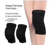Rodilleras profesionales de seguridad para construcción, protección para las piernas, accesorios deportivos para danza, carreras, color negro