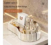 Storage containers Desktop Storage Box Light Luxury Remote Control Storage Box blanco