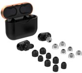 Auricular para Sony Auricular Tapa de auricular Silicona Aislamiento acústico Mejora la calidad del sonido Espuma viscoelástica Flexibilidad Cómodo Lavable Esterilización negro