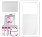 apgo Ultra Clear Protective Skin Sticker for the back compatible with Xiaomi 12S Ultra, Wrap Film, Hydrogel Film, Flexible, Soft TPU with positioning