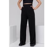 Issa Plus Wide Leg Jersey Pantalones S marrón