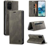 Funda de cuero con tapa para Samsung Galaxy S20 Ultra, funda para Samsung Galaxy S20 Plus, S20 FE 5G, funda de lujo con billetera magnética S20 (4G) (5G) negro