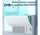 Deflector de aire acondicionado, ajustable, instalación sencilla, aires acondicionados de ventana universales, parabrisas, deflectores antiviento, guía de viento A