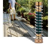 Conector de manguera de extensión para grifo de jardín Protector de riego en espiral con resorte