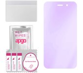 apgo Anti-Blue 9H Hybrid protective glass compatible with WIko Y52, flexible nano glass, great replacement for tempered glass, scratch-resistant, full