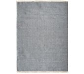 Tapis - THE DECO FACTORY - ESSENCE - Jute et Coton - 190 x 290 cm - Gris Clair