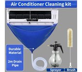 Bolsa de limpieza de aire acondicionado, bolsa de drenaje impermeable para lavado de aire acondicionado, bolsa de lavado grande, Kit de limpieza de CA, herramienta limpiadora de aire acondicionado No water pipe