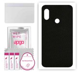 Adhesivo protector trasero apgo compatible con Xiaomi Mi A2 Lite (Redmi 6 Pro), Película envolvente, papel de aluminio y vinilo: matriz de patrones