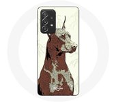 Coque pour Samsung Galaxy A52 Doberman Race de chiens
