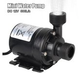Bomba de agua sumergible con Motor sin escobillas, ultrasilenciosa para sistema de refrigeración, calentador de fuentes, Mini 800L/H, jardín, DC 12V, 5M, portátil para el hogar