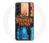 Coque pour Samsung Galaxy S21 FE Stranger Things Couverture des amis