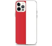 Funda iPhone - Drapeau Monaco - iPhone 12 Pro - Souple - Multicolor - Vertical