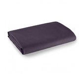 Drap plat 100% Coton / 57 fils/cm² - Prune - 180 x 290 cm pour lit 1 place