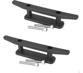 2 piezas de 163 mm de nailon duradero para kayak, canoa, barco, cornamusa de amarre marina con tornillos