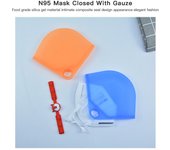 Caja de almacenamiento de mascarillas portátil, contenedor de mascarillas desechables, clip de silicona para almacenamiento de mascarillas para niños, organizador de herramientas para estudiantes
