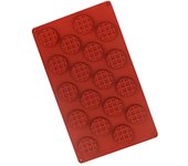 Molde para hacer gofres redondos DIY, herramienta práctica para hacer chocolate, molde de silicona para velas aromáticas, suministros para hornear de silicona de grado alimenticio