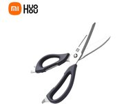 Tijeras Xiaomi Huohou de acero inoxidable, juegos afilados de cocina, Kit de herramientas antideslizantes, tijeras para frutas y carne, tijeras de podar blanco