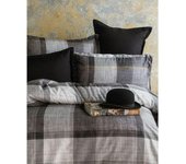 Parure de couette réversible  100% Satin de coton Peigné  / 82 fils /cm² - Dunloe