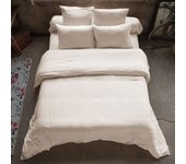 Housse de couette 200x200 cm en Gaze de coton Naturel 200 x 200 cm marrón