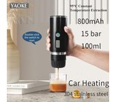 Máquina de café expreso automática portátil, cápsula de café molido, oficina Universal para coche unheatable