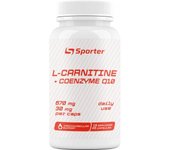 Sporter L-carnitine 670mg + CoQ10 30 mg, 45 Caps 1 unit