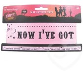 Amscan Cinta adhesiva Party Posse Man One Size negro/color rosa