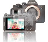 Película de vidrio para cámara SONY, compatible con LCD, película protectora de vidrio templado, dureza 9H, juego a7cii a7c2 a6700 a7iv a74 a7cr / 7CII / 6700 / 7IV / 7CR / [2
