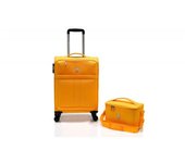 Conjunto de maleta de cabina blanda + neceser  Ultra light  - Lys Paris 2102/2 - Mango