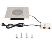 Máquina recolectora de polvo de uñas, potente aspiradora con filtro reutilizable para superficies metálicas. EU PLUG blanco