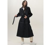 Gabardina vaquera cruzada Bocharova 1216 XS-S azul oscuro XS-S azul oscuro