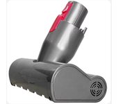 2024 Para aspiradoras inalámbricas Dyson V7 V8 V10 V11 V15 - Mini cabezal de cepillo motorizado - Accesorio para aspiradora para quitar el pelo de mascotas gris