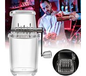 Portable Home Hand Crank Transparent ice machine Manual Shaver Ice Blender Ice Chopper Ice Crusher