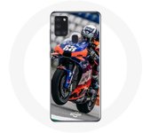 Coque maniacase pour Samsung Galaxy A21S miguel oliveira moto gp drapeau portugal
