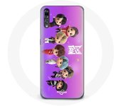 Funda para Huawei P20 Pro Póster de animación TinyTAN de BTS RM Jin Suga J-Hope Jimin Jungkook y V Mic Drop Dance
