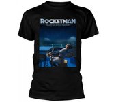 Camiseta unisex de algodón para adultos de Elton John  Rocketman  basada en una fantasía real M negro
