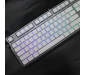 Teclas mecánicas PBT - Perfil XDA, altura original Cherry, color blanco, 108 teclas ciegas