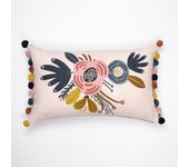 Coussin déco déhoussable réversible gamme  Minots  100% Coton - Champêtre