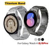 Correa de titanio para Samsung Galaxy Watch 4, 5, 40mm, 44mm, Watch 5 Pro, 45mm, Watch4 Classic, 46mm, 42mm For R880 Watch 4 42mm
