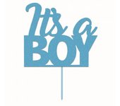 Decoración para tarta Bristol Novelty Its a Boy One Size azul claro