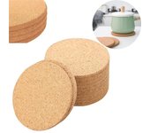 Soporte antideslizante para tazas, posavasos resistentes al calor, tapete para tazas, tapete para tazas, posavasos de madera Round-9x9cm