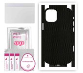 apgo Protective Skin Sticker for the back+sides compatible with Apple iPhone 12 mini, Full Wrap Film, Foil, Vinyl - Pattern Matrix