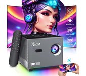 Nuevo proyector 4K 300 ANSI Android 11 Home Cinema Proyector portátil para exteriores Dual Wifi6 Allwinner H713 BT5.0 1080P 1280*720P EU Plug