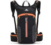 Bolsa deportiva para exteriores, 10 l, ligera, para ciclismo, mochila de hombro plegable con red para casco, impermeable, para escalada, viajes y senderismo