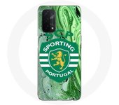 Coque Oppo A54 5G scp sporting portugal fond vert